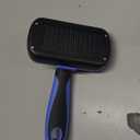 American Kennel Club-Self-Cleaning Slicker Brush for Dogs & Cats |Pet Grooming Brush |Removes Loose Hair, Mats & Tangles | Gentle Deshedding Tool for All Coat Types | Skin Friendly & Easy-Clean Design