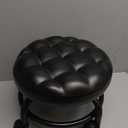 LWADALN Low Height Rolling Stool Roller Stool PU Leather Comfortable Seat 360Swivel Rotating, Modern Rolling Chair for Home Office Garage Shop