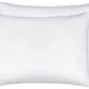 Serta Down Illusion Soft Hypoallergenic Medium/Firm Bed Pillows for Side, Stomach or Back Sleepers (2 Pack), King, White