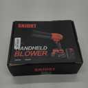 Leaf Blower Cordless with Battery and Charger,500,000 RPM,Extended Nozzle,Lightweight Handheld Design,Blower for Patio Cleaning