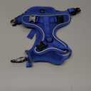 Halypet Cat Harness and Leash Set [MAX Safety 4th-Gen Upgrade] Escape Proof Adjustable Cat Leash Comfortable Soft Vest Easy to Wear Kitten Harness with Reflective Strip for Cats Walking, M Blue (Medium (13-18lb))