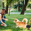 Pooper Scooper for Large Medium & Small Dogs Heavy Duty, 14.18Long Handled Dog Poop Scooper for Grass,Durable Dog Poop Pick Up Tool, Poop Grabber with 2 Dog Poop Bags 1 Dispenser Poop Scoop