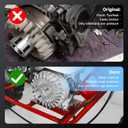 FVRITO Aluminum Flywheel 10krpm for Predator 212 Non hemi Engine Ghost 212cc 224cc 69730 69736 6.5hp GX200 196cc BSP Tilly Coleman CT200U BT200X Mini Bike Performance Parts with Key & Valve Springs