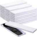 Shinylin 24 Pcs Gift Wrap Tie Boxes Valentines Men Women Sock Scarves Gifts Boxes with Lids 14 x 4.3 x 0.75'' Bulk Cardboard Paper Gift Box for Valentines Birthday Wedding Engagement (White)