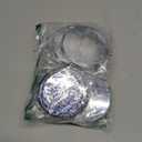 Sintuff 12 Pcs Cheer Gifts for Cheerleaders Compact Mirror Bulk for Cheer Team Coach Cheerleading Gifts Folding Pocket Cosmetic Purse Mirror Accessories(Silver)