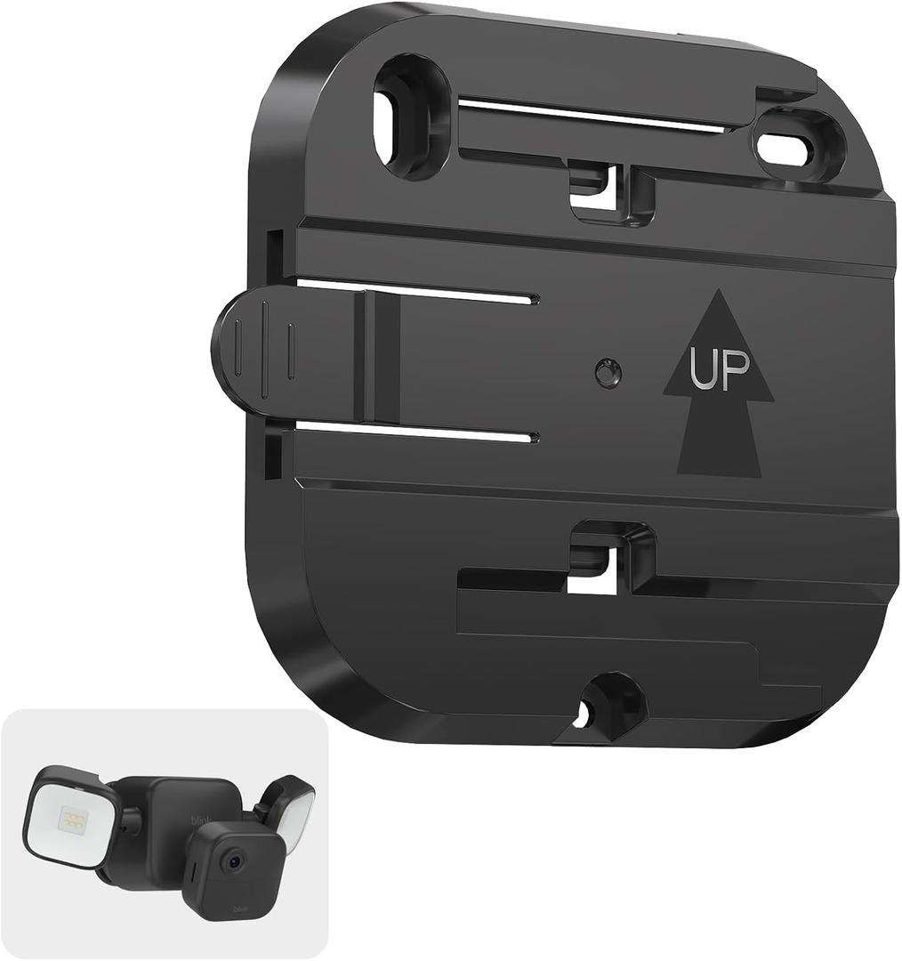 Wall Bracket for Blink Outdoor 4 Floodlight Camera/Blink Out Door 3 Floodlight Cam,Perfectly Replacing The Original Wall Plate, Fearless of Wind and Rain, Suitable for Outdoor Use