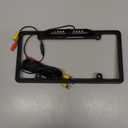 License Plate Frame Backup Camera, Rear View Camera with 8 LED, 170° Viewing Angle Night Vision Car Camera,Waterproof Backup Camera Vehicle Universal for Car,SUV,Truck