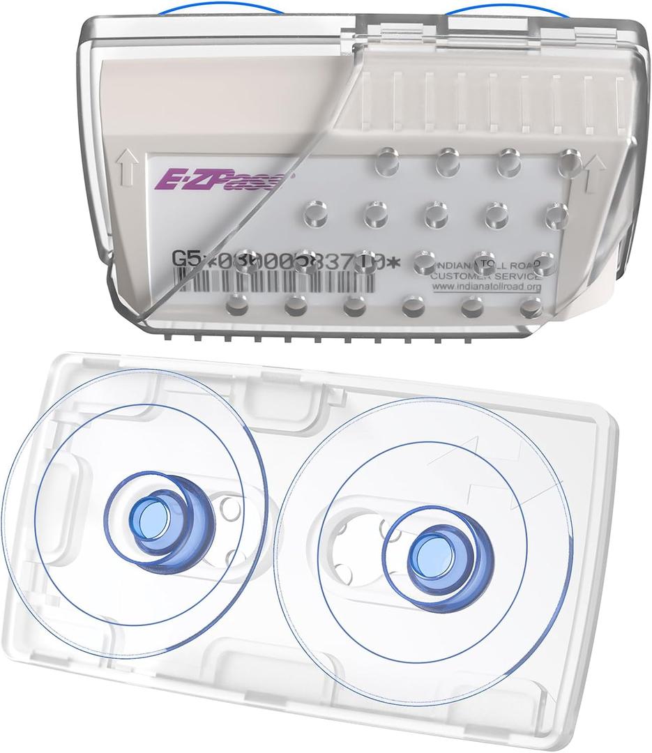 EZ Pass Holder for Windshield Ezpass Holder with Strong Suction Cups Toll Pass Transponder E ZPass Holder Transparent Colour