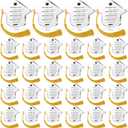 24 PCS Graduation Acrylic Inspirational Awards Graduation Cap Tasseled Congrats Gift High School College Keepsake for Happy 2025 Grad Party Favors Decorations