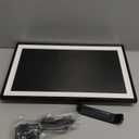 BIGASUO Digital Picture Frame Frameo 15.6" WiFi Electronic Photo Frames Large with 64GB Memory 1920x1080 IPS FHD Touch Screen Share Moments Instantly Anywhere Photo Gifts for Parents and Grandparents (15.6 inch Black & White)