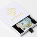 Song Xi 60Pcs A+ Grade 6mm Natural Beads Genuine Real Gemstone Beads Round Loose Beads for Jewelry Bracelet Making DIY(Rainbow Morgan)