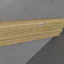No Drill Bamboo Roman Shades Cordless, Raw Bamboo, 23" W x 64" H