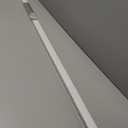 ZSTARR PVC Light Blockers Blackout Light Blockers Side Tracks for Window Shades and Blinds Side Tracks for Blackout Shades Easy to Instal Light Blocking Strips for Bedroom (White, 58",2Pcs)