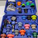 Orion Motor Tech Coolant Pressure Tester Kit, 33pc Master Coolant Vacuum Refill Kit with 23 Radiator Adapters, Radiator Cooling System Pressure Tester Kit with Vacuum Pump Vacuum Purge & Refill Tool (Blue)