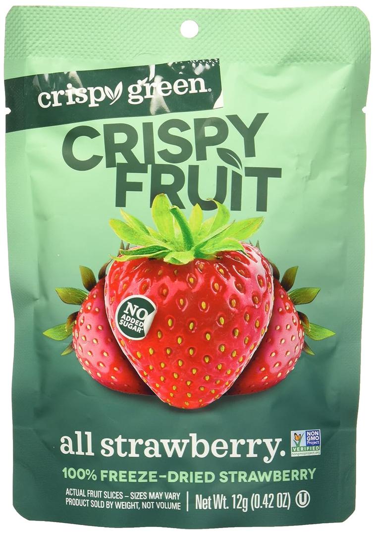 CRISPY GREEN Freeze Dried Strawberries, 0.42 OZ (EXP 04/25/26)