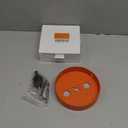 6 Inch Hole Saw with Arbor for Metal Wood and Plastic Cutting, 152mm Bi-Metal Hole Cutter for Different Project with Smooth and Flat Drilling Edge, Fast Chip Removal, Handy Hole Saw Kit Set