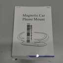 2-Pack Magnetic Phone Holder for Car DashStrong Magnet Magnetic Car Phone Holder Mount 4 Plate Phone Holders for Your Car Phone Mount for Car Dashboard Cell Phone Car Mount for iPhone Samsung