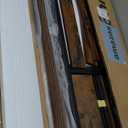 Huuger 5 Tier Bookshelf, Display Bookshelf with 10 Open Shelves and Raised Baffle, 47.2 Inch Straight Wide Bookcase with Metal Frame and Wooden Board, Adjustable Feet, Rustic Brown