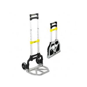 SAFCO STOW & GO CART, 110LB CAPACITY, 15-1/4W X 16D X 39H, ALUMINUM SAF4049