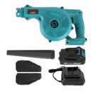 Cordless Leaf Blower & Vacuum, 2-in-1 18V Electric Blower with 2.0Ah Battery & Fast Charger, Portable Handheld for Leaves/Dust/Small Trash, Car/Computer/Corners Cleaning, Lawn & Workshop Use