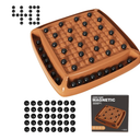 Magnet Game, Magnetic Game Chess 40 Piceses, Family Games for Kids and Adults, Board Game for Kids 8-12 Family Games Night 2-4 Players, Gifts for Teens Kid (Brown