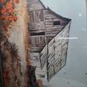 Large Framed Farmhouse Vintage Landscape Wall Art for Living Room, 60x30 In