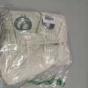 NICETOWN Natural Linen Doorway Curtains 80 inches Long, Grommet Thick Linen Weave Semi Sheer Window Treatments Privacy Assured with Light Filtering for Bedroom/Side Door, W34 x L80