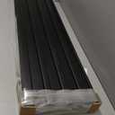 NeatiEase Slatwall Panel Wall Storage Systems, 4 x 4ft Slat Wall Paneling Garage Wall Organizer, Heavy Duty Wall Mounted PVC Wall Rack (Black)