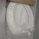 Bemis 7300SLEC Slow Close Toilet Seat, Easy Clean Hinges and Durable Plastic Seat, Made in USA, Elongated, White