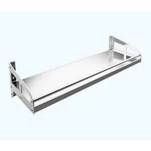 Wall Mount Metal Wall Shelf Kitchen Spice Condiment Racks 304 Stainless Steel fit Storage Rack Bedroom Bathroom Living Room Shelves (Length31.5 width5.9)