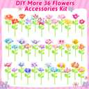 Osllate Upgraded Flower Bouquet Accessories Set for Making 36 Flowers, DIY Arts & Crafts Toy Accessories Flowers Making Toy Kit