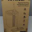 JOYMOOP Mop and Bucket with Wringer Set, Hands Free Flat Floor Mop and Bucket, with 3 Washable Microfiber Pads, Wet and Dry Use, Floor Cleaning System