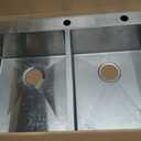 33x22 Drop In Kitchen Sink Double Bowl, Delironexu Kitchen Sink 33x22