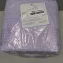 GLAMBURG 100% Cotton 2 Pack Oversized Bath Towel Set 28x55 Inches, Ultra Soft Highly Absorbant Compact Quickdry & Lightweight Large Bath Towels, Ideal for Gym Travel Camp Pool - Purple