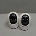 Security Cameras Indoor, 2K 5G&2.4Ghz WiFi Camera for Security Home with 911 Monitor Alert, 360 PTZ Baby/ Pet/ Dog Camera AI Search Motion Detection, Color Night Vision, Speaker, US Cloud Storage, 2Pack