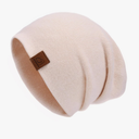 jaxmonoy Slouchy Knit Beanies Winter Hats for Women Men Soft Warm Reversible Slouch Cuffed Skull Knitted Beanie Cap