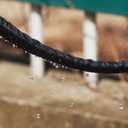Hourleey Flat Soaker Hose 100 FT for Garden, 100' (50FT x 2) Linkable Consistent Drip Irrigation Hose, Leak-free Dual-layer Design Saving 80% Water Garden System Water Hose with Holes