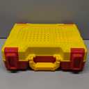 DULONIME 2 in 1 Workbench Tools Toys Set with Sound for Toddlers Aged 3-5, 145 PCS Educational Construction Mechanic Toolbox for Boys Girls, Pretend Play Toys Birthday Gift for Kids 3 4 5 6 Years Old (Yellow)