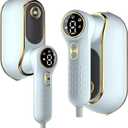 Portable Travel Steamer, 1200W Handheld Fabric Steamer for Clothes, 4Modes with LCD Display, Powerful Wrinkle Remover for Home & Travel, 150ml Water Tank, 10S Fast Heat-Up, 180Swivel Handle, Sky Blue