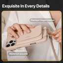 MAGEASY Designed for iPhone 16 Pro Wallet Case 6.3" - Detachable Wallet Case with Crossbody Strap, 16ft Ultimate Drop Protection, [The Only Phone Case with Purse Compatible with MagSafe] | Pouch M