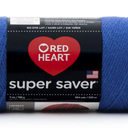 RED HEART E302C.0312 Super Saver Jumbo Yarn, Blue, 333m 
