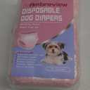 Ambreview Disposable Dog Diapers Female, Just Pull It Up, Doggie Diapers for Female Dogs, Strong Absorbency | Leak Proof, for Dogs in Heat | Elderly | Disabled, M 30 PCS (M(Waist 11.8"-19.7"))