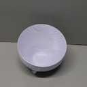 bUCLA 12 Pack White Plastic Serving Bowls - 20 OZ Angled Party Table Salad and Fruit Bowls Disposable for Chip&Candy, Ideal for Wedding