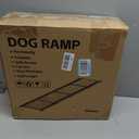 Dog Ramp for Car 63" x 17", Folding Pet Ramp for Large Dogs with Non-Slip Rug Surface, Portable Dog Car Ramp for SUV Car & Truck