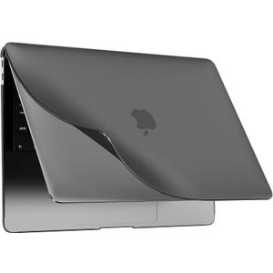 BlueSwan Flexible Case Compatible with MacBook Air 13 inch 2018-2021 Release Model M1 A2337 A2179 A1932, Shatterproof PP and Matte Anti-Fingerprint Protective Case for Air 13.3'', Matte Black