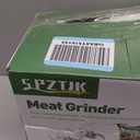 SPZTJK 3-Speed Electric Food Processor: Meat Grinder, Vegetable Chopper & Baby Food Maker - 300W, 2 Bowls (8 Cup Stainless Steel+8 Cup Glass), Quiet Operation