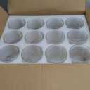 Devilfire 12Pcs Glass Cylinder vases for Centerpieces, 6 Inches Tall Flower Vases Wedding Decorations,Bulk Cylinder Flower& Plant Vases,Hurricane Candle Holder for Table Shelf, Party.