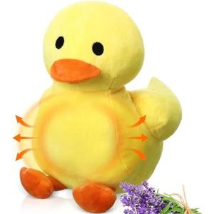 Realspring Heatable Coolable Stuffed Animals Gifts for Kids Plush Microwavable Heating Pad Lavender Scented Cute Plushie Birthday Gift for Adults Soothing Warmth Comfort Heating Pad