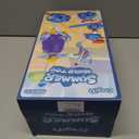 4-in-1 Water Sprinkler for Kids, Water Outdoor Baseball Rocket Launcher Toy with Water Sprinkler Baseball Toy, Outdoor Sprinkler for Summer Backyard Lawn Pool Party for Kids Ages 3-8 (Green)