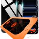 OMOTON Privacy Screen Protector for iPhone 17 Pro [Auto-Align Installation], Tempered Glass with 9H+ Hardness & 12FT Military Grade Shatterproof, 100% Anti-Spy, Full Coverage Protection, 2 Pack